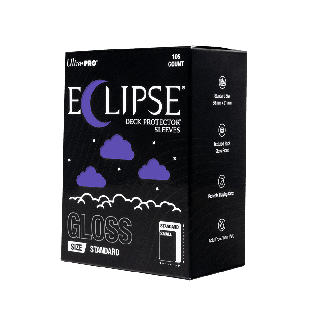 ECLIPSE® Gloss Standard DECK PROTECTOR® Sleeves: Royal Purple - 105ct - E-16706 - Ultra PRO- Ultra PRO International
