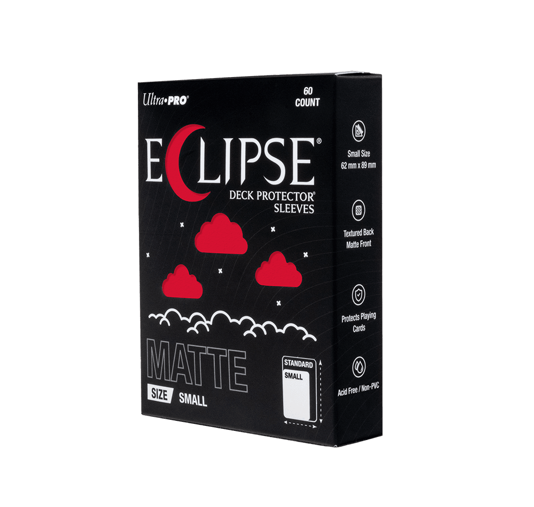 ECLIPSE® Matte Small DECK PROTECTOR® Sleeves: Apple Red - 60ct - E-16694 - Ultra PRO- Ultra PRO International