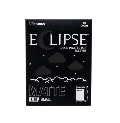 ECLIPSE® Matte Small DECK PROTECTOR® Sleeves: Jet Black - 60ct - E-16690 - Ultra PRO- Ultra PRO International