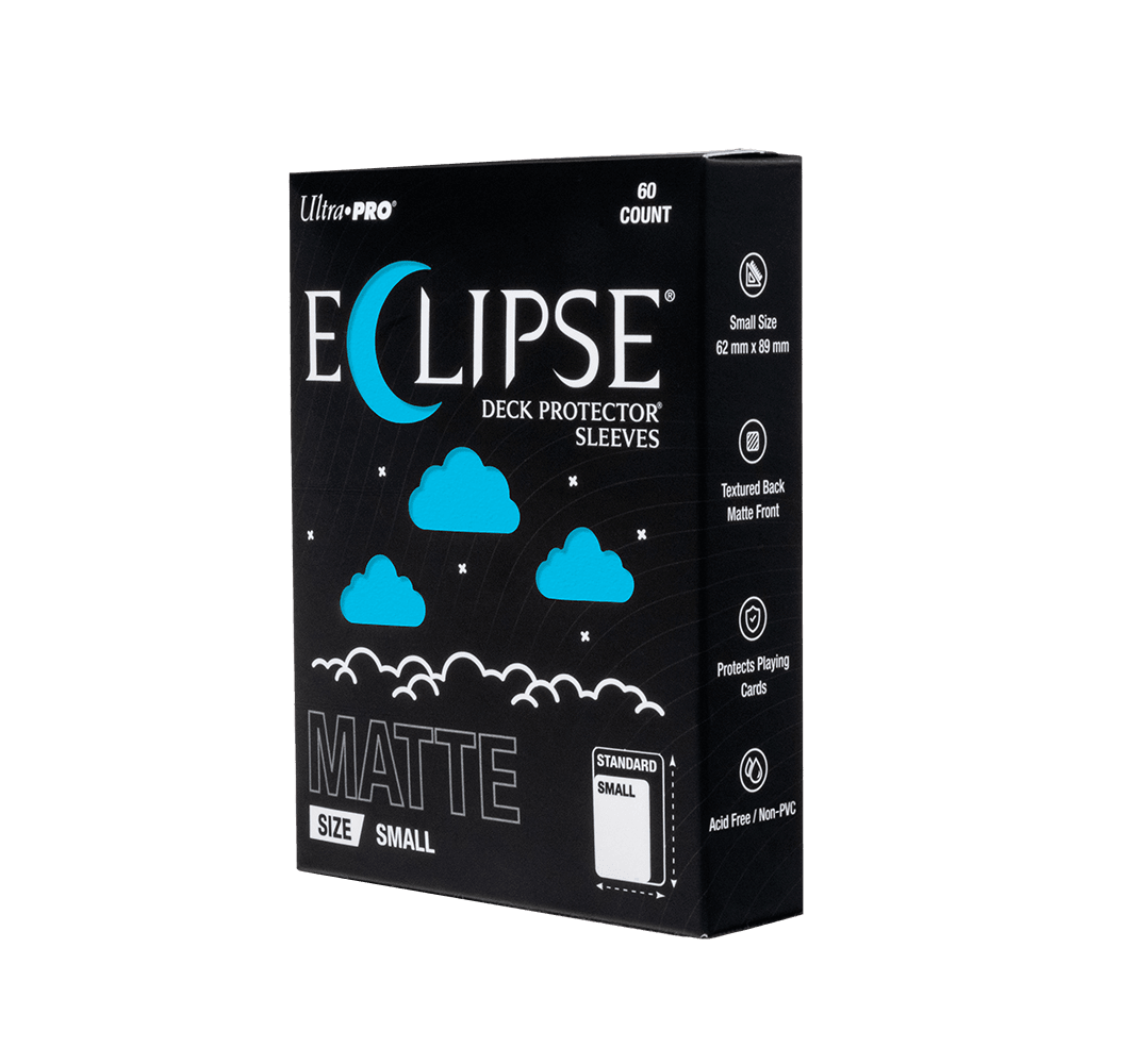 ECLIPSE® Matte Small DECK PROTECTOR® Sleeves: Sky Blue - 60ct - E-16693 - Ultra PRO- Ultra PRO International