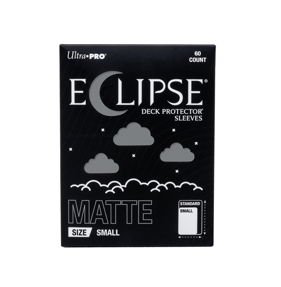 ECLIPSE® Matte Small DECK PROTECTOR® Sleeves: Smoke Grey - 60ct - E-16699 - Ultra PRO- Ultra PRO International