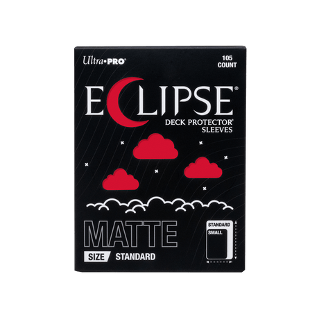 ECLIPSE® Matte Standard DECK PROTECTOR® Sleeves: Apple Red - 105ct - E-16684 - Ultra PRO- Ultra PRO International