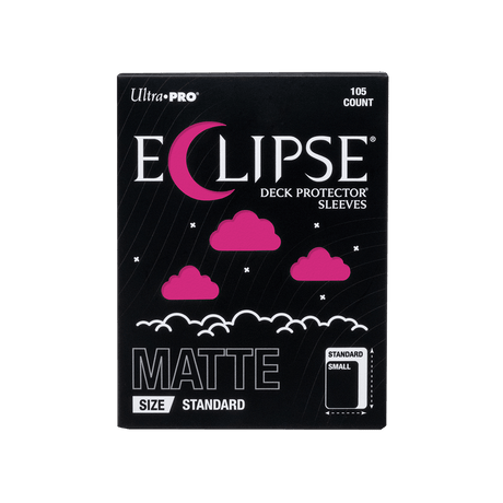 ECLIPSE® Matte Standard DECK PROTECTOR® Sleeves: Hot Pink - 105ct - E-16688 - Ultra PRO- Ultra PRO International