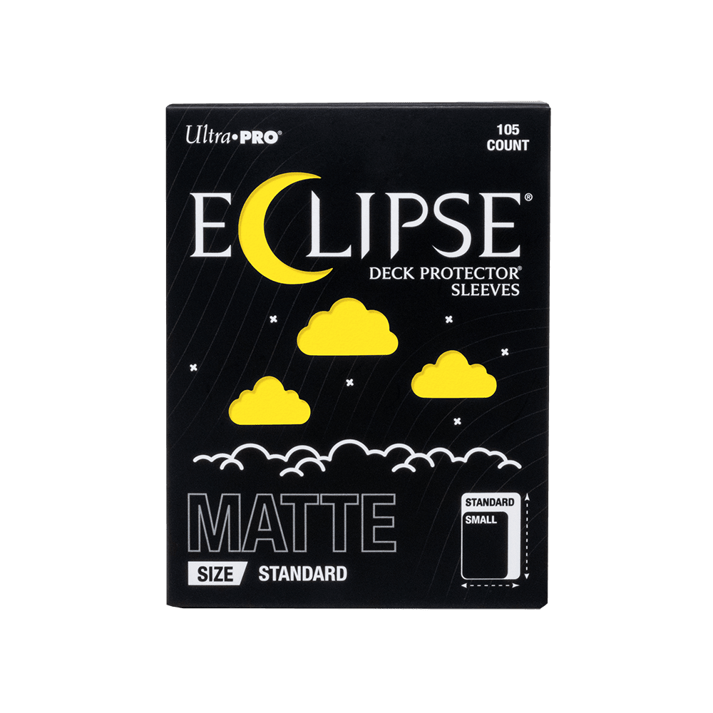 ECLIPSE® Matte Standard DECK PROTECTOR® Sleeves: Lemon Yellow - 105ct - E-16687 - Ultra PRO- Ultra PRO International