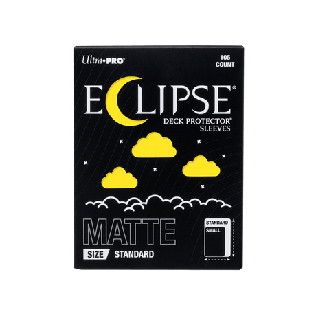ECLIPSE® Matte Standard DECK PROTECTOR® Sleeves: Lemon Yellow - 105ct - E-16687 - Ultra PRO- Ultra PRO International