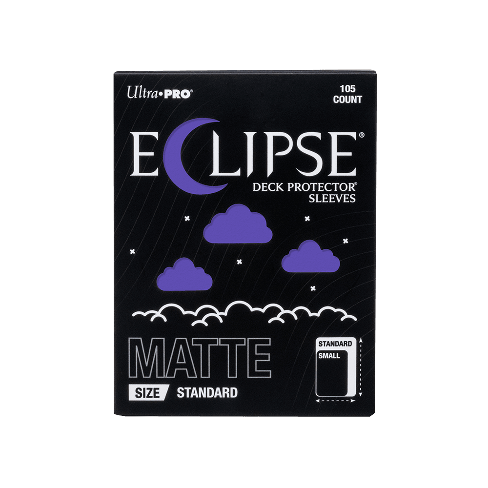 ECLIPSE® Matte Standard DECK PROTECTOR® Sleeves: Royal Purple - 105ct - E-16686 - Ultra PRO- Ultra PRO International