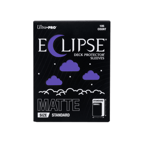 ECLIPSE® Matte Standard DECK PROTECTOR® Sleeves: Royal Purple - 105ct - E-16686 - Ultra PRO- Ultra PRO International
