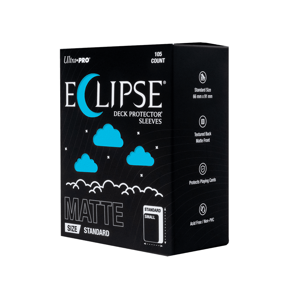 ECLIPSE® Matte Standard DECK PROTECTOR® Sleeves: Sky Blue - 105ct - E-16683 - Ultra PRO- Ultra PRO International