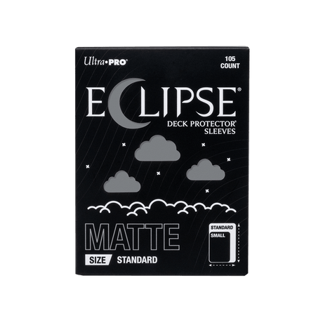 ECLIPSE® Matte Standard DECK PROTECTOR® Sleeves: Smoke Grey - 105ct - E-16689 - Ultra PRO- Ultra PRO International