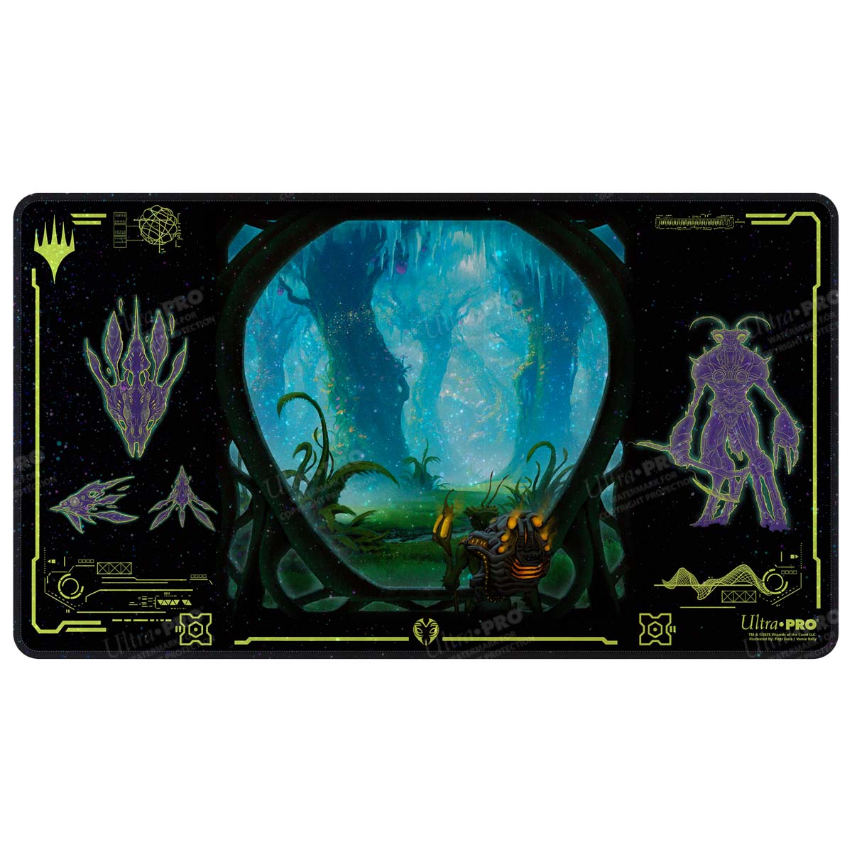 Edge of Eternities Adagia, Windswept Bastion Holofoil® Playmat for Magic: The Gathering | Ultra Edge of Eternities Adagia, Windswept Bastion Holofoil® Playmat for Magic: The Gathering | Ultra