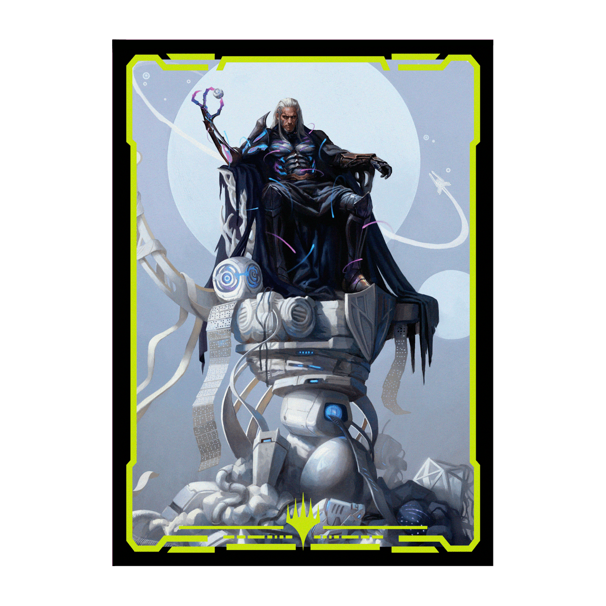 Edge of Eternities Tezzeret, Cruel Captain 100ct Deck Protector Sleeves in Clear Box for Magic: The Gathering - E - 38854 - Ultra PRO - Ultra PRO International