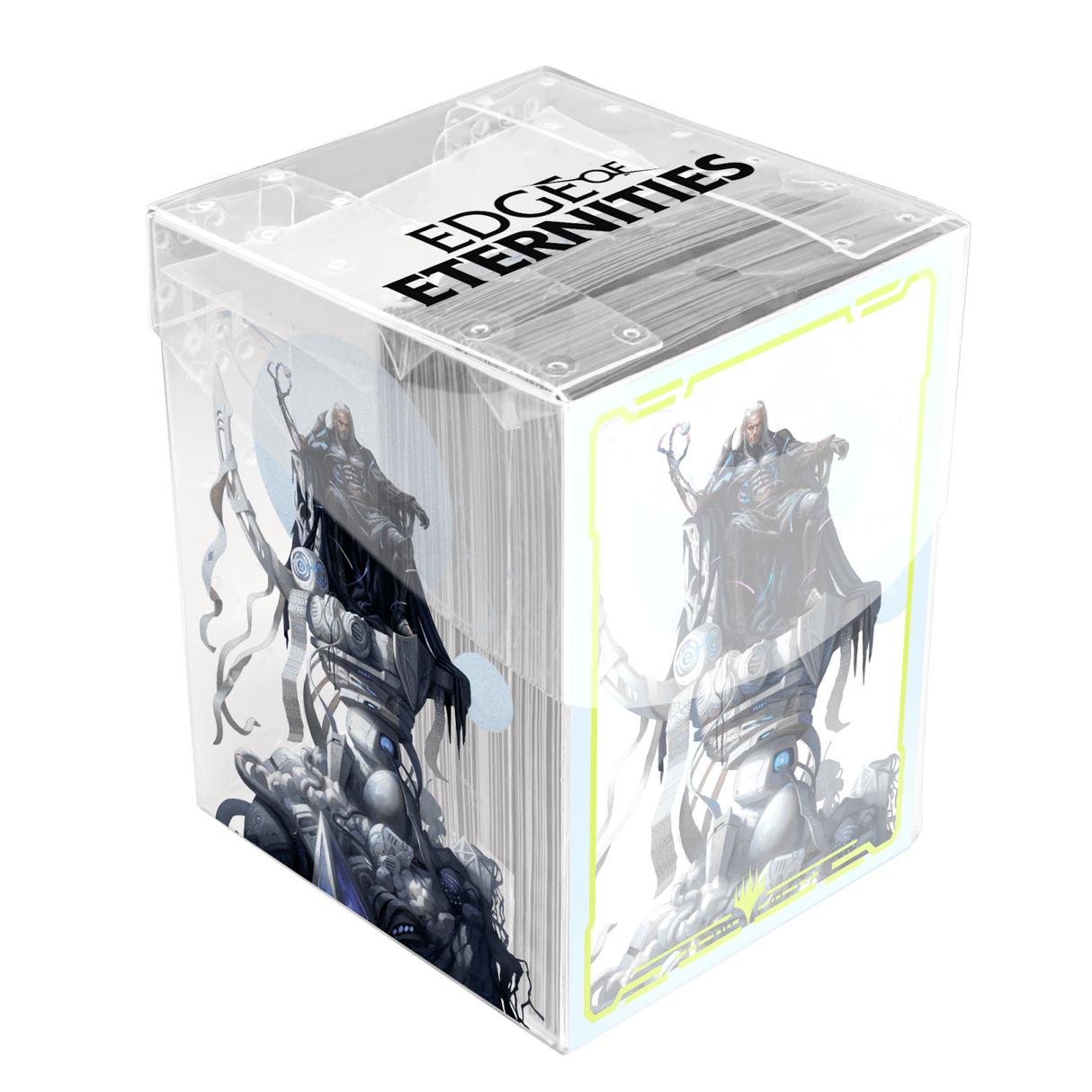 Edge of Eternities Tezzeret, Cruel Captain 100ct Deck Protector Sleeves in Clear Box for Magic: The Gathering - E - 38854 - Ultra PRO - Ultra PRO International