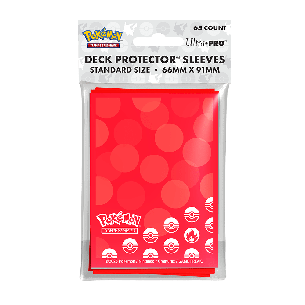 Energy - Fire Type 65ct DECK PROTECTOR® Sleeves for Pokémon - E-16743 - Ultra PRO- Ultra PRO International