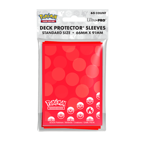 Energy - Fire Type 65ct DECK PROTECTOR® Sleeves for Pokémon - E-16743 - Ultra PRO- Ultra PRO International