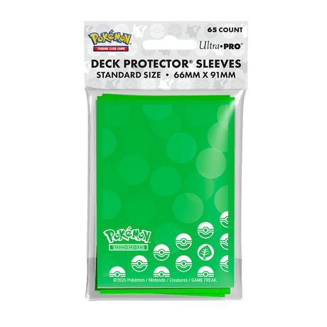 Energy - Grass Type 65ct DECK PROTECTOR® Sleeves for Pokémon - E-16742 - Ultra PRO- Ultra PRO International