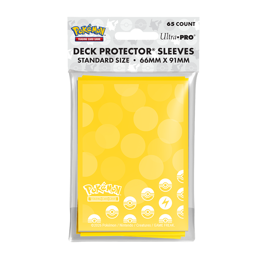Energy - Lightning Type 65ct DECK PROTECTOR® Sleeves for Pokémon - E-16745 - Ultra PRO- Ultra PRO International