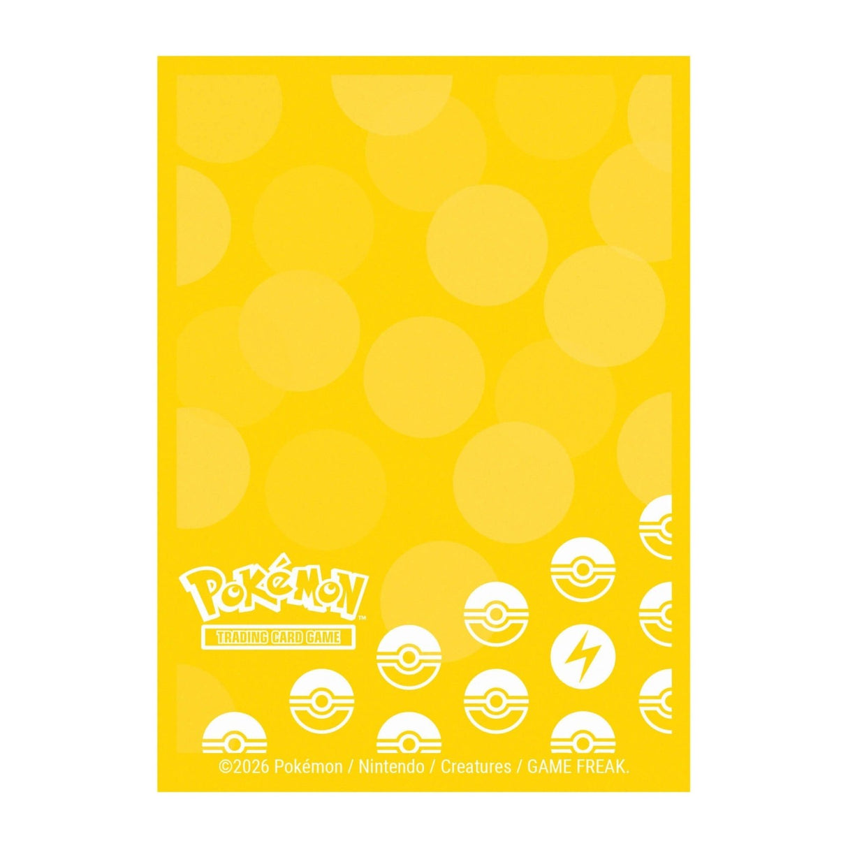 Energy - Lightning Type 65ct DECK PROTECTOR® Sleeves for Pokémon - E-16745 - Ultra PRO- Ultra PRO International
