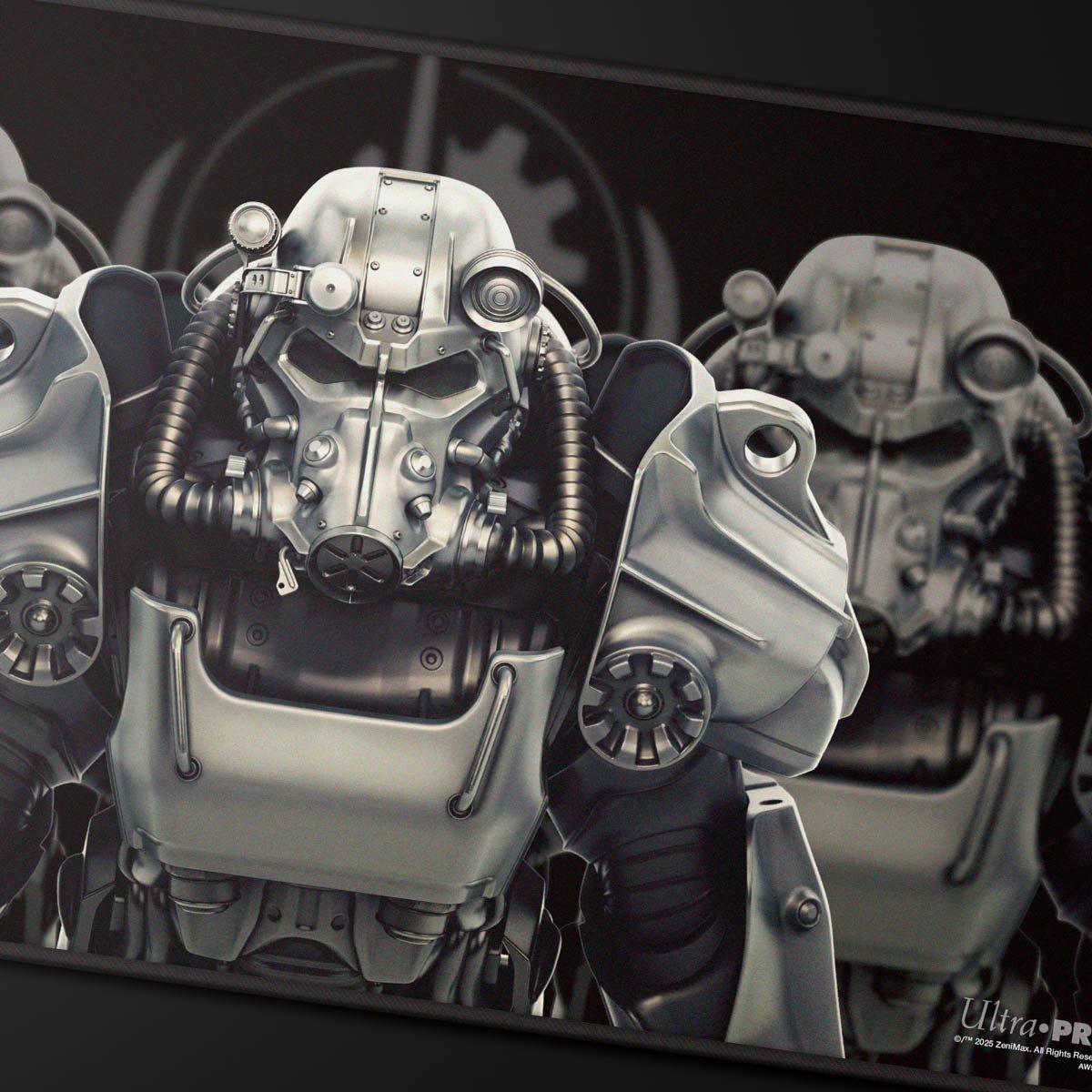 Brotherhood of Steel Black-Stitched Playmat | Ultra PRO International