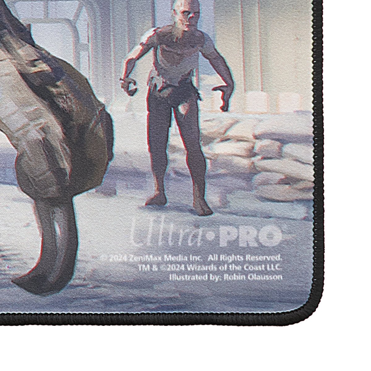 Fallout Game Mat Fallout V.A.T.S Black Stitched Standard Gaming Playmat for Magic: The ...