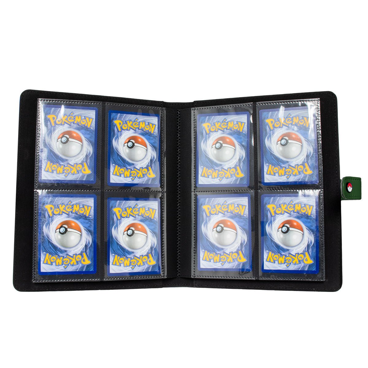 Green 4 - Pocket Premium Snap Binder for the Pokémon Trading Card Game - E-16721 - Ultra PRO International - Ultra PRO International