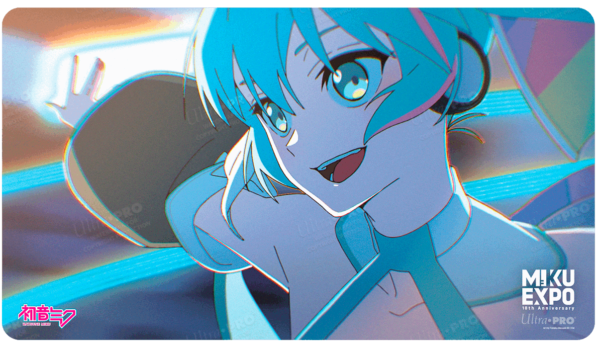 Ultra pro　初音ミク　プレイマット　EXPO　10周年　ストリーム 10th Anniversary Hatsune Miku Flight Standard Gaming Playmat