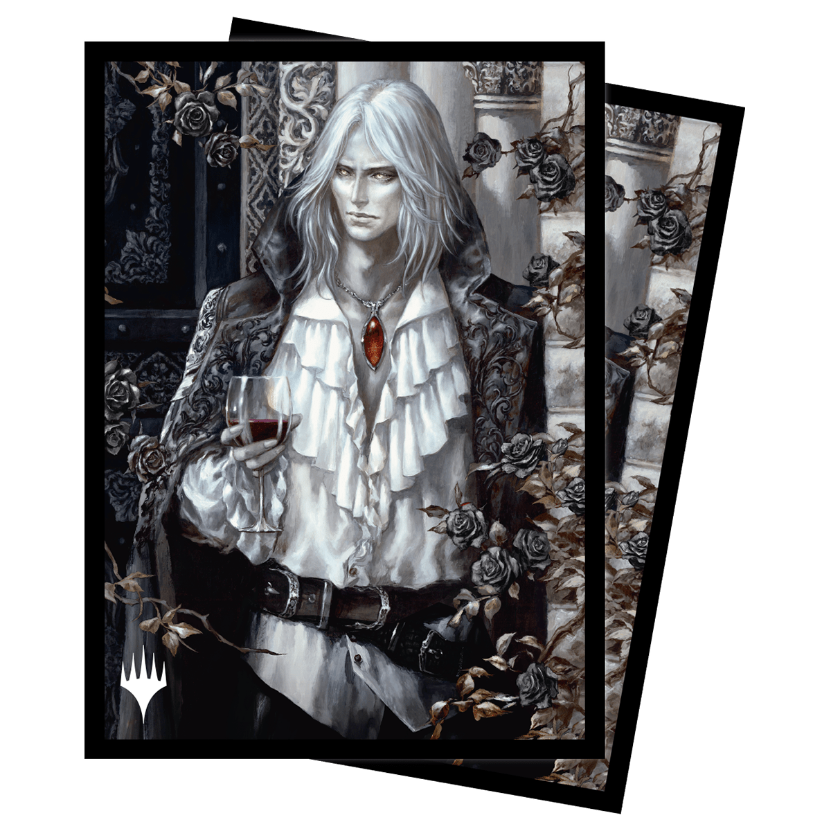 innistrad card sleeves Innistrad: Crimson Vow Sorin the Mirthless Standard Deck Protector Sleeves  (100ct) for Magic: The Gathering