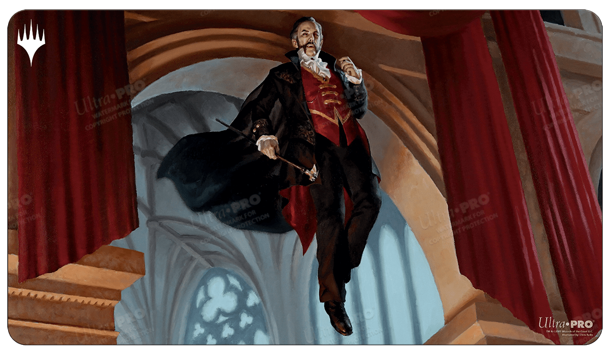 Innistrad Crimson Vow Strefan, Maurer Progenitor Standard Gaming Playmat for Magic: The Gathering | Ultra PRO International Innistrad Crimson Vow Strefan, Maurer Progenitor Standard Gaming Playmat for Magic: The Gathering | Ultra PRO International