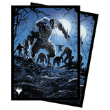 midnight hunt card sleeves Innistrad Midnight Hunt 100ct Sleeves V1 Featuring Moonrage Brute