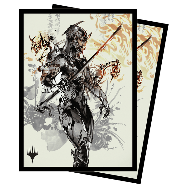 Kamigawa Neon Dynasty Satoru Umezawa Standard Deck Protector Sleeves  (100ct) for Magic: The Gathering