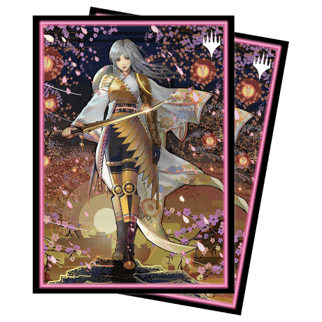 mtg kamigawa card sleeves Ultra PRO Magic: The Gathering - Neon Dynasty 100ct Featuring Kaito Shizuki Magic MTG Arena Kamigawa Manga