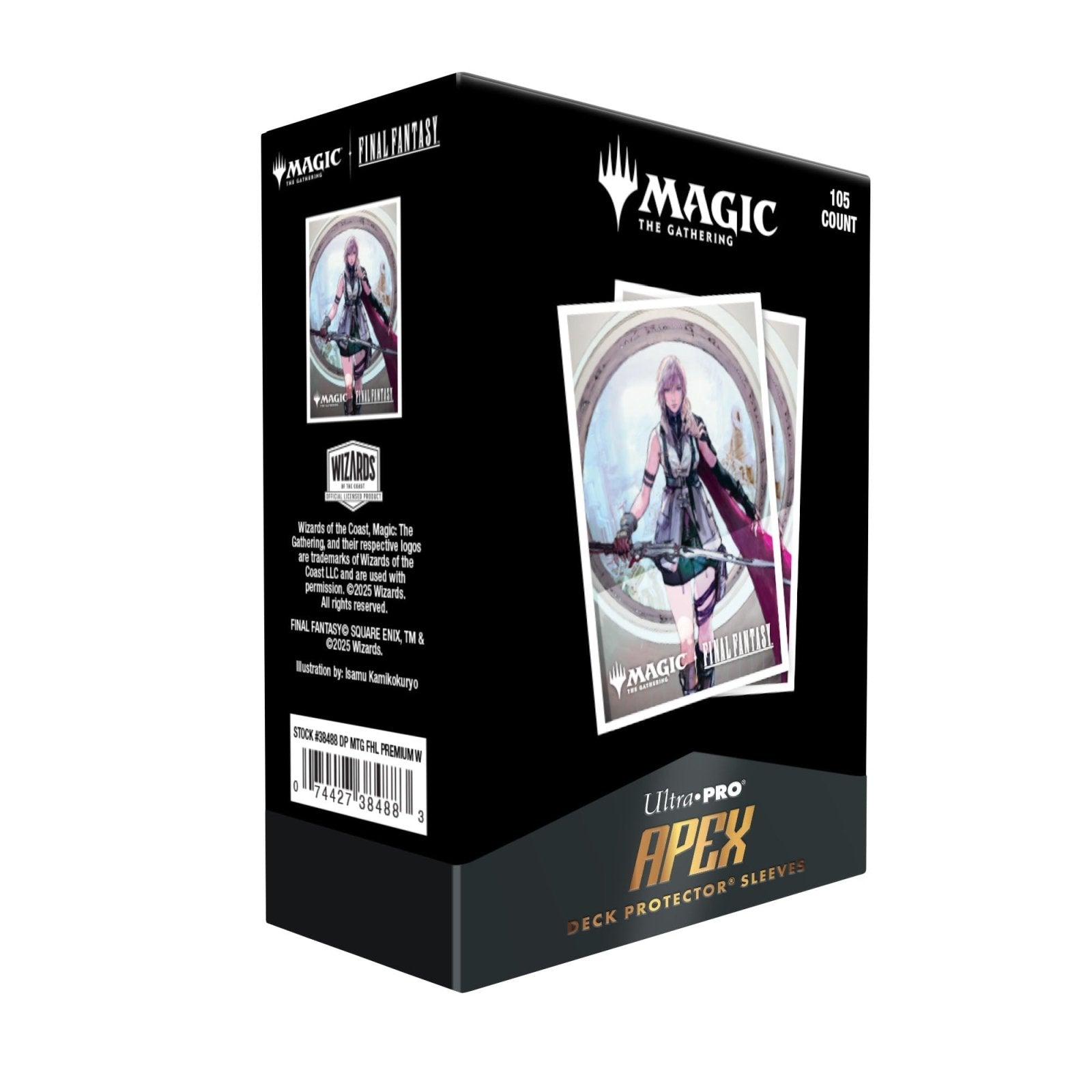 MTG FF ライトニング APEX スリーブ　5個 MAGIC: THE GATHERING®—FINAL FANTASY™ Lightning, Army of One 105ct