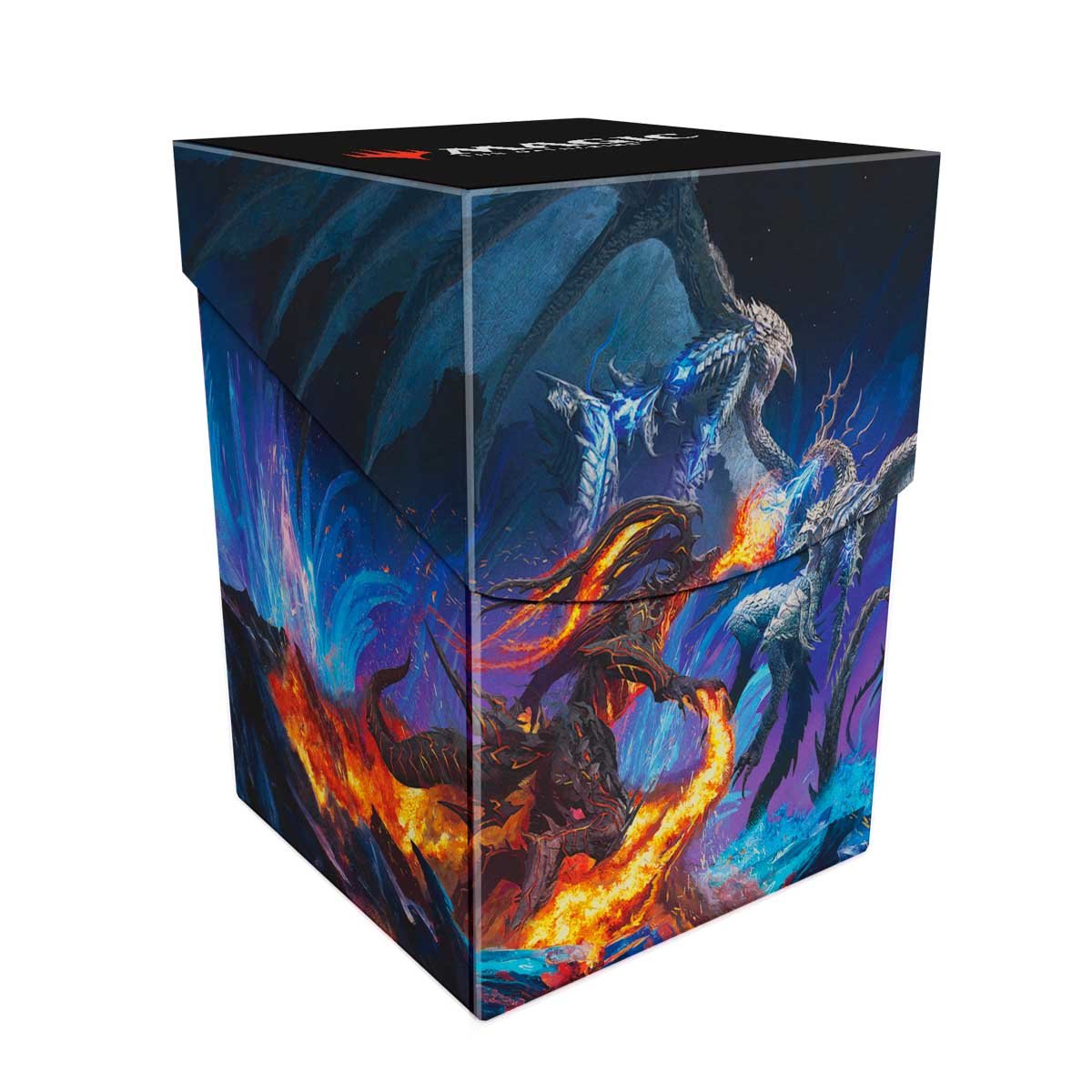Magic: The Gathering®—FINAL FANTASY™ Bahamut and Ifrit 100+ Deck Box - E - 38720 - Ultra PRO International - Ultra PRO International