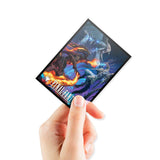 Magic: The Gathering®—FINAL FANTASY™ Bahamut and Ifrit 100ct Deck Protector Sleeves - E - 38707 - Ultra PRO International - Ultra PRO International