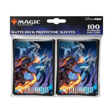 Magic: The Gathering®—FINAL FANTASY™ Bahamut and Ifrit 100ct Deck Protector Sleeves - E - 38707 - Ultra PRO International - Ultra PRO International