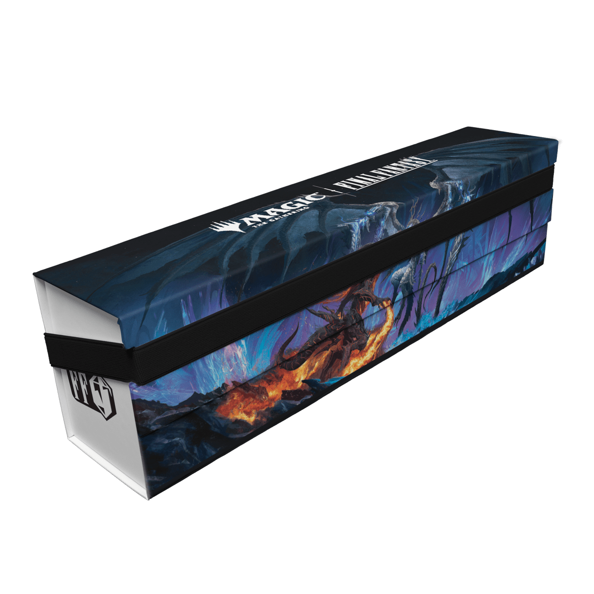 Magic: The Gathering®—FINAL FANTASY™ Bahamut and Ifrit 500+ Flat Pack Storage Box - E - 38737 - Ultra PRO International - Ultra PRO International