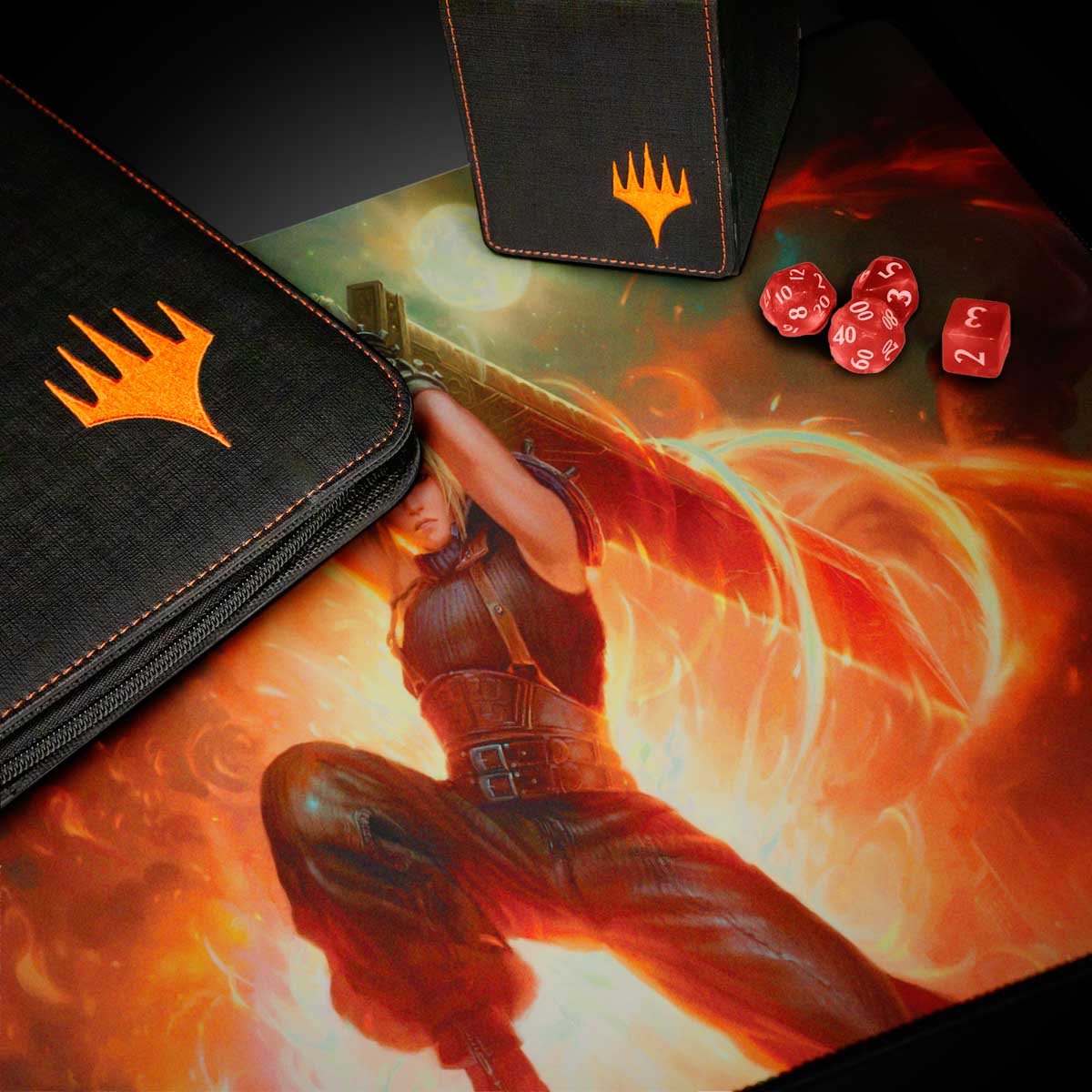 Magic: The Gathering®—FINAL FANTASY™ Cloud, Ex - SOLDIER (Commander) Playmat - E - 38740 - Ultra PRO International - Ultra PRO International