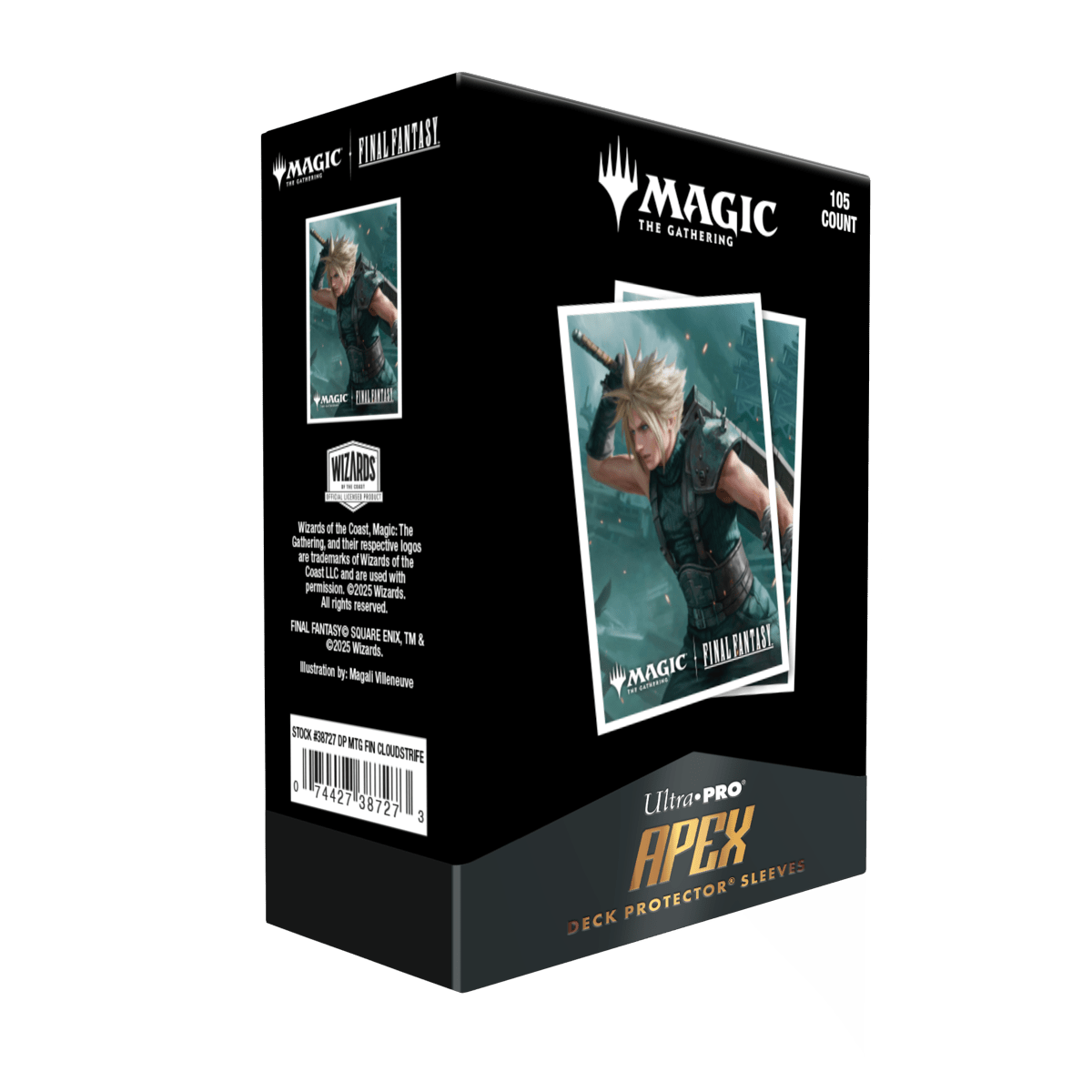 Magic: The Gathering®—FINAL FANTASY™ Cloud, Planet's Champion 105ct APEX Deck Protector™ Sleeves - E - 38727 - Ultra PRO International - Ultra PRO International