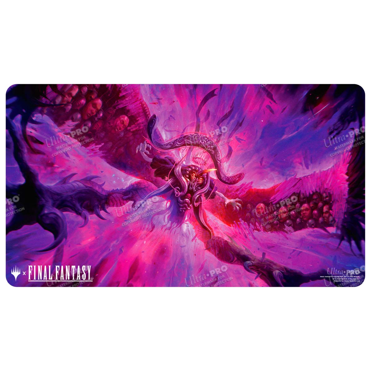 Magic: The Gathering®—FINAL FANTASY™ Emet - Selch, Unsundered / Hades, Sorcerer of Eld Double - Sided Playmat - E - 38760 - Ultra PRO International - Ultra PRO International