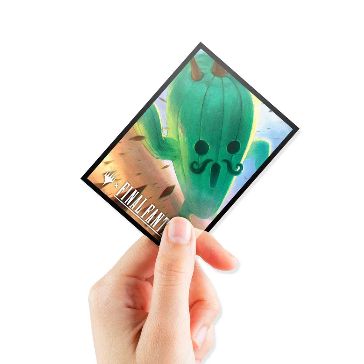 Magic: The Gathering®—FINAL FANTASY™ Jumbo Cactuar 100ct Deck Protector Sleeves - E - 38713 - Ultra PRO International - Ultra PRO International