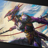 Magic: The Gathering®—FINAL FANTASY™ Kain, Traitorous Dragoon Black Stitched Playmat - E - 38764 - Ultra PRO International - Ultra PRO International