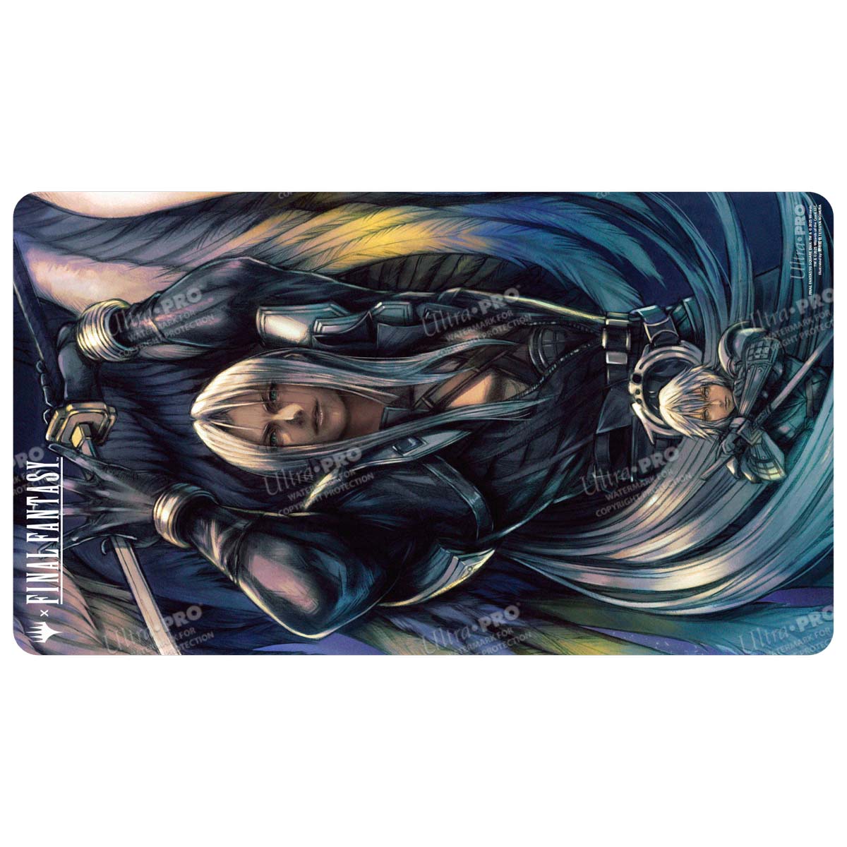 Magic: The Gathering®—FINAL FANTASY™ Sephiroth, Fabled SOLDIER / Sephiroth, One - Winged Angel Double - Sided Playmat - E - 38757 - Ultra PRO International - Ultra PRO International