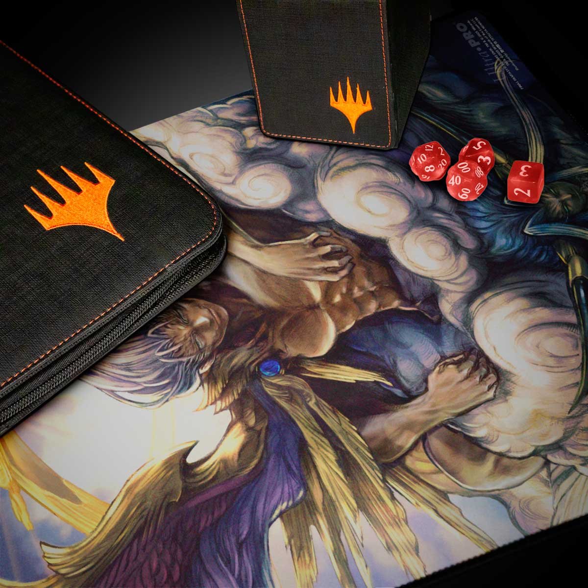 Magic: The Gathering®—FINAL FANTASY™ Sephiroth, Fabled SOLDIER / Sephiroth, One - Winged Angel Double - Sided Playmat - E - 38757 - Ultra PRO International - Ultra PRO International