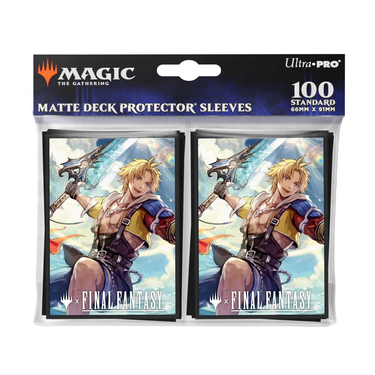 Magic: The Gathering®—FINAL FANTASY™ Tidus, Yuna's Guardian (Commander) 100ct Deck Protector Sleeves - E - 38704 - Ultra PRO International - Ultra PRO International