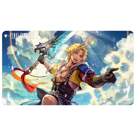 Magic: The Gathering®—FINAL FANTASY™ Tidus, Yuna's Guardian (Commander) Playmat - E - 38743 - Ultra PRO International - Ultra PRO International