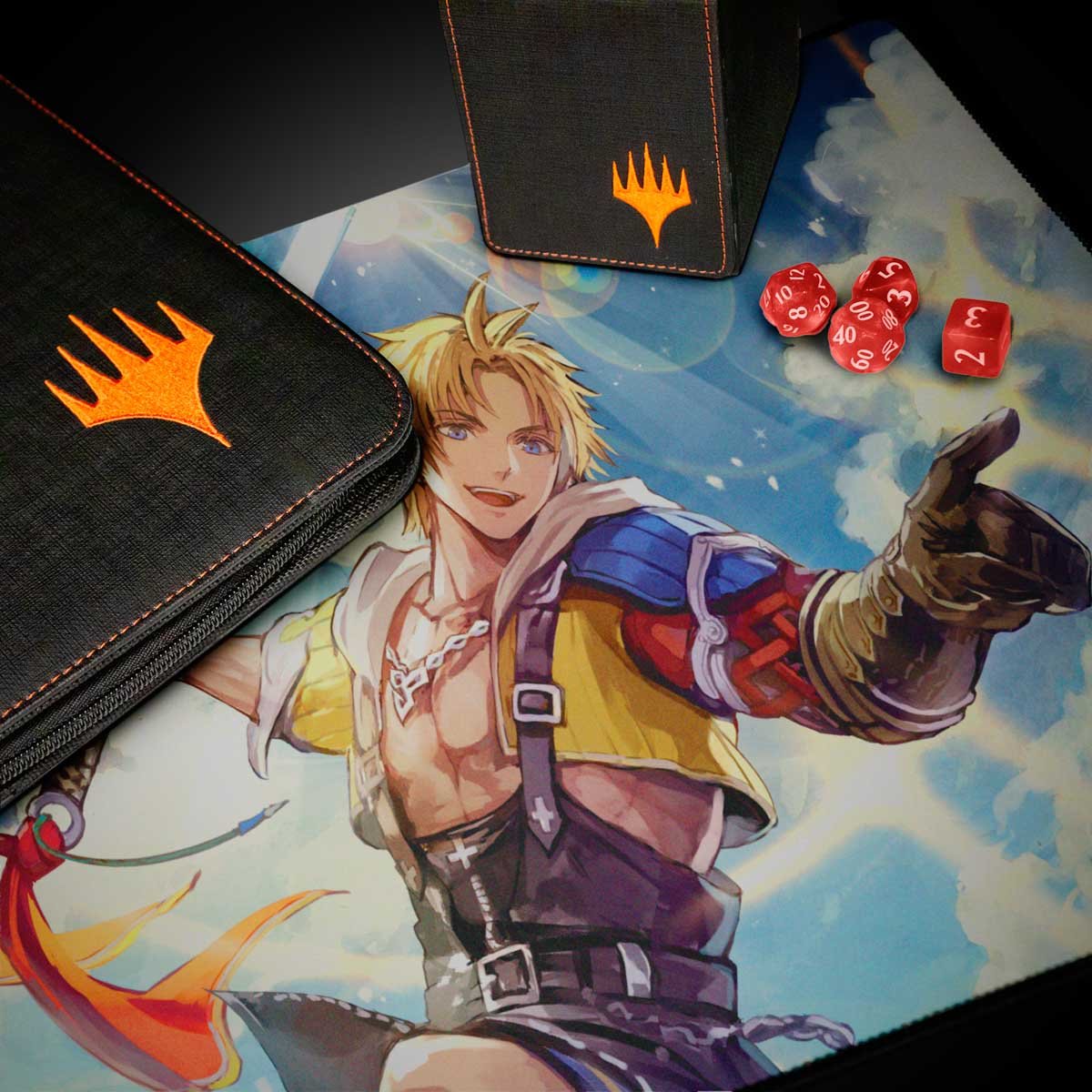Magic: The Gathering®—FINAL FANTASY™ Tidus, Yuna's Guardian (Commander) Playmat - E - 38743 - Ultra PRO International - Ultra PRO International