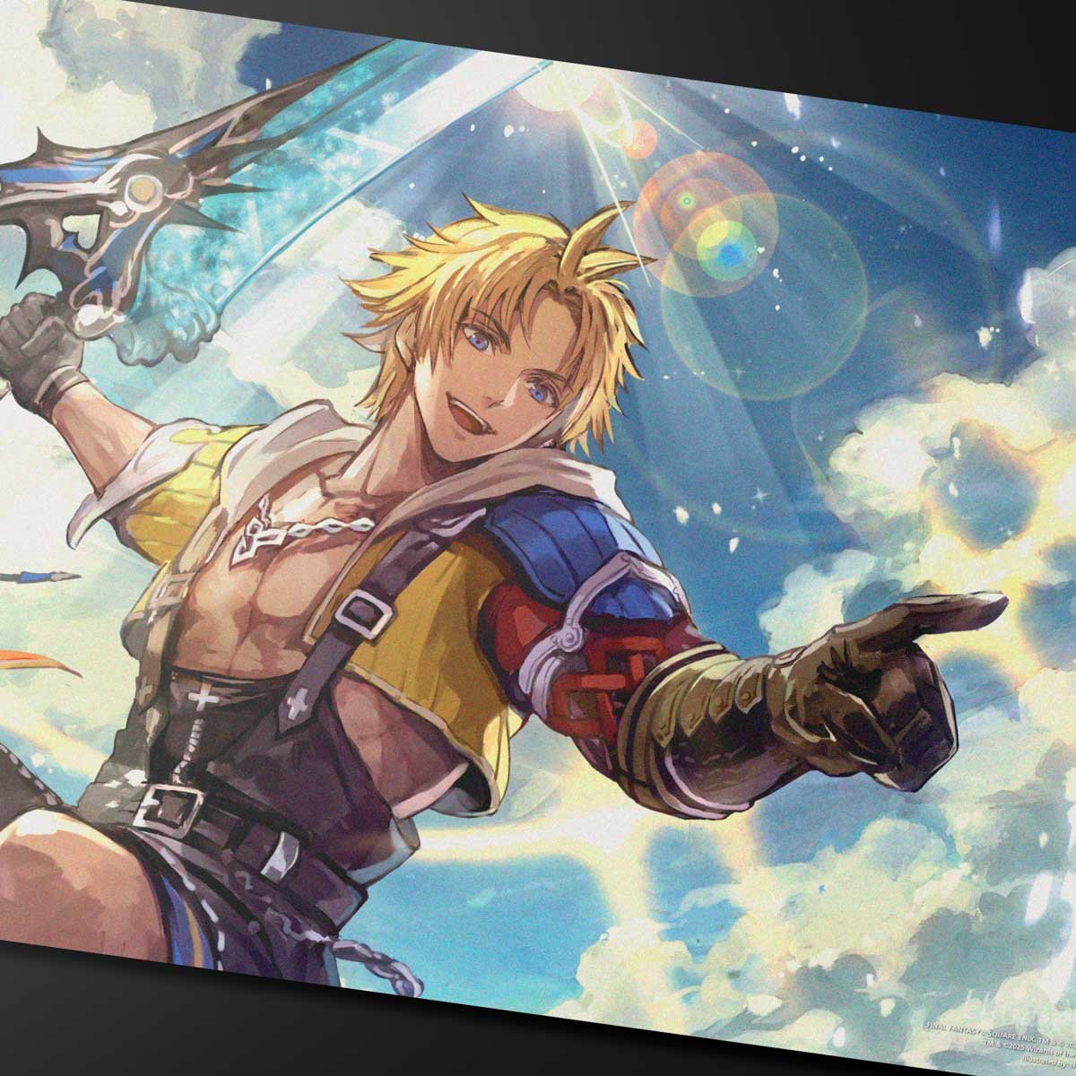 Tapis De Jeu Final Fantasy TCG – Tidus & Yuna FFX HD Remastered, 60x34 Cm, Pour Collectionneurs Et Joueurs