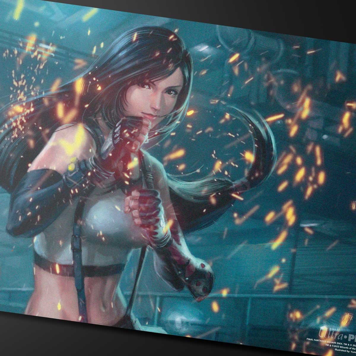 Magic: The Gathering®—FINAL FANTASY™ Tifa, Martial Artist Playmat - E - 38751 - Ultra PRO International - Ultra PRO International
