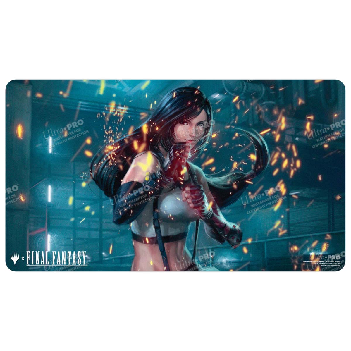 Magic: The Gathering®—FINAL FANTASY™ Tifa, Martial Artist Playmat - E - 38751 - Ultra PRO International - Ultra PRO International