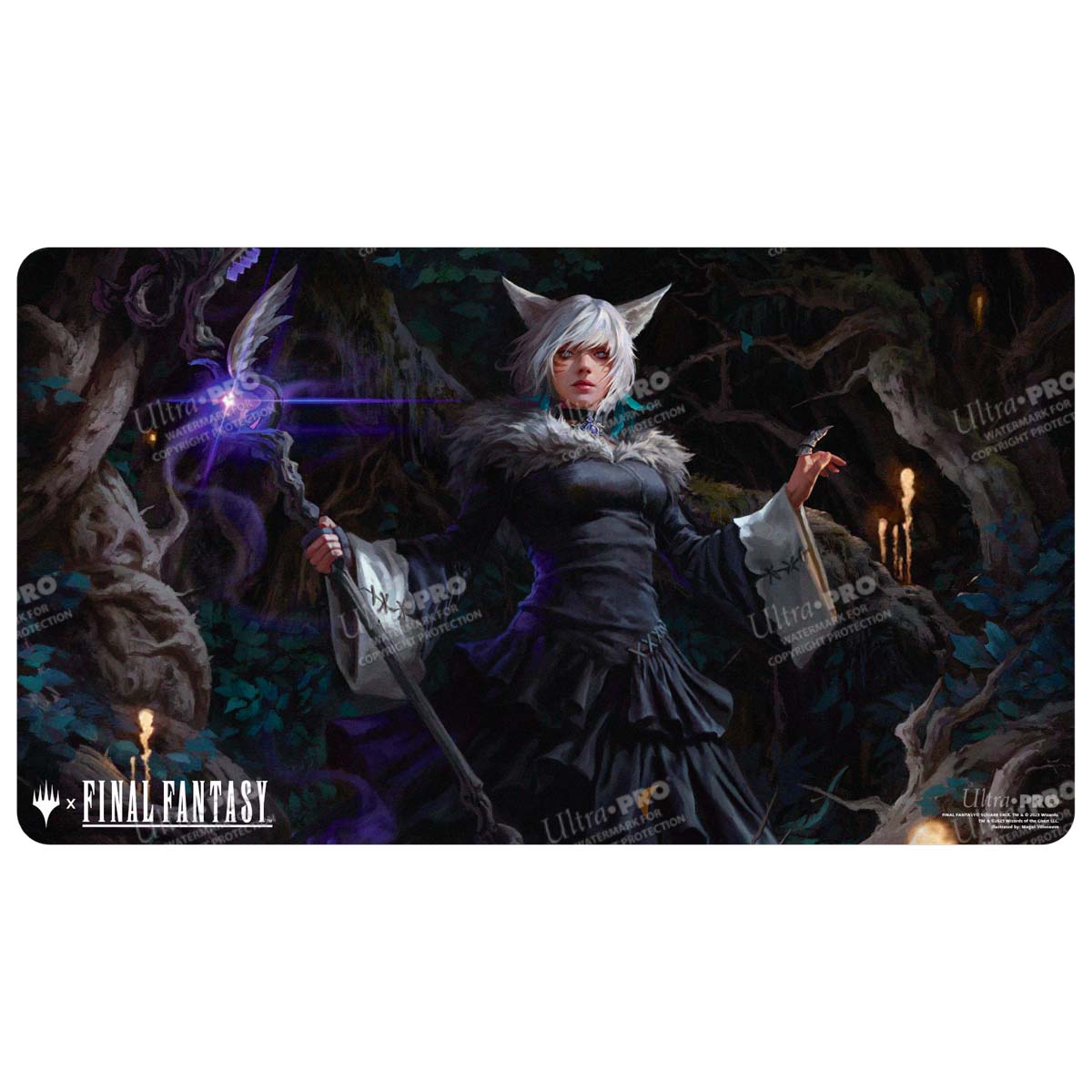Magic: The Gathering®—FINAL FANTASY™ Y’shtola, Night’s Blessed (Commander) Playmat - E - 38741 - Ultra PRO International - Ultra PRO International