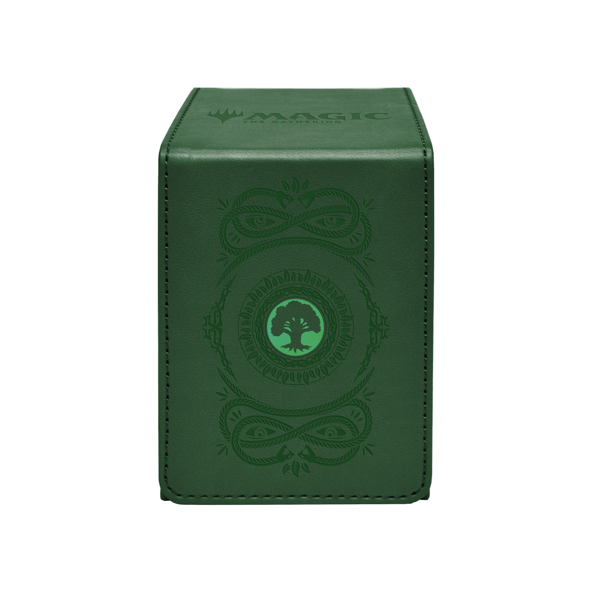 Mana 7 Forest Alcove Flip Deck Box for Magic: The Gathering